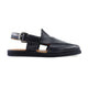 Ewing - Men's Black Calf Leather Sandal