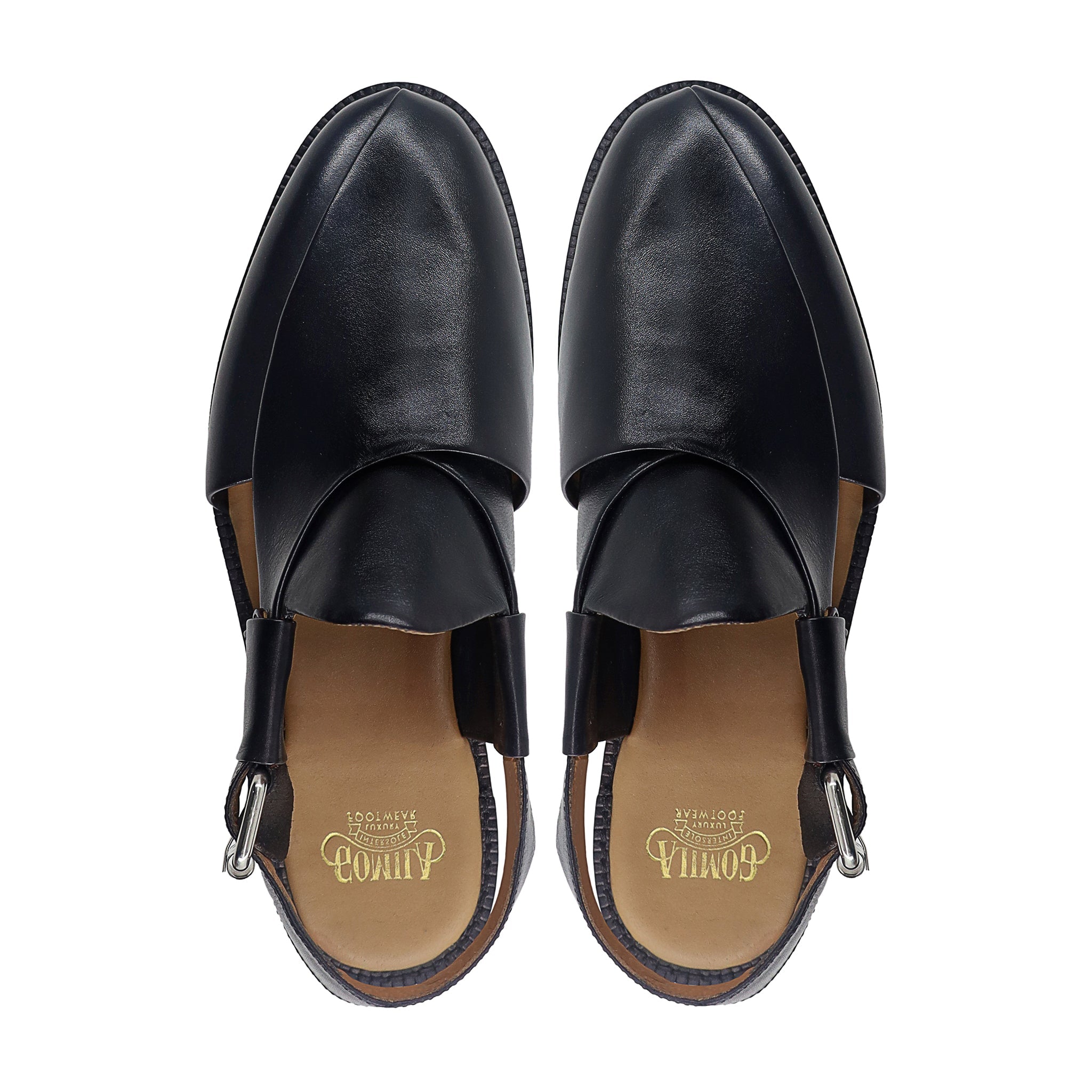 Ewing - Men's Black Calf Leather Sandal