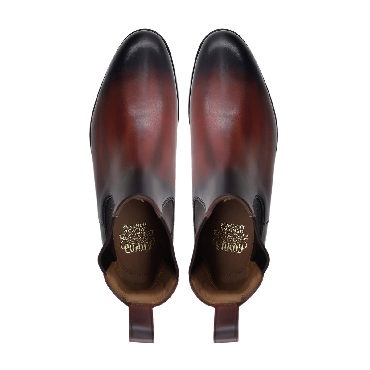 Alante - Men's Burnished Oxblood Calf Leather Chelsea Boot