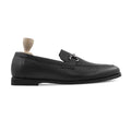 Keitaro - Men's Black Pebble Grain Leather Loafer