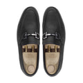 Keitaro - Men's Black Pebble Grain Leather Loafer