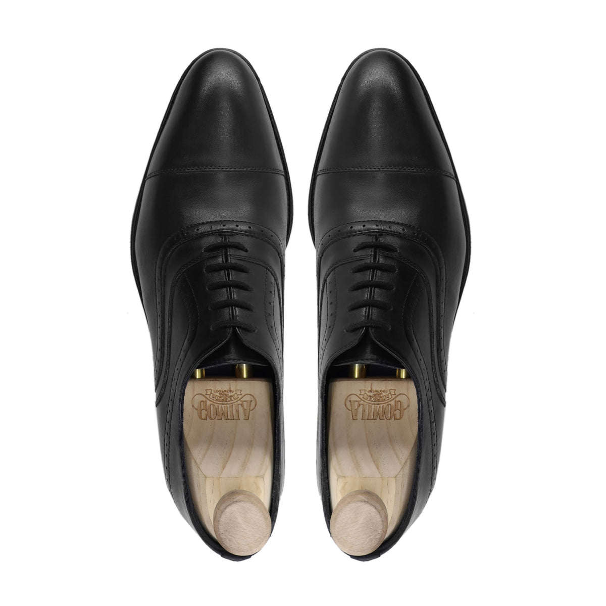 Taro - Men's Black Calf Leather Oxford Shoe