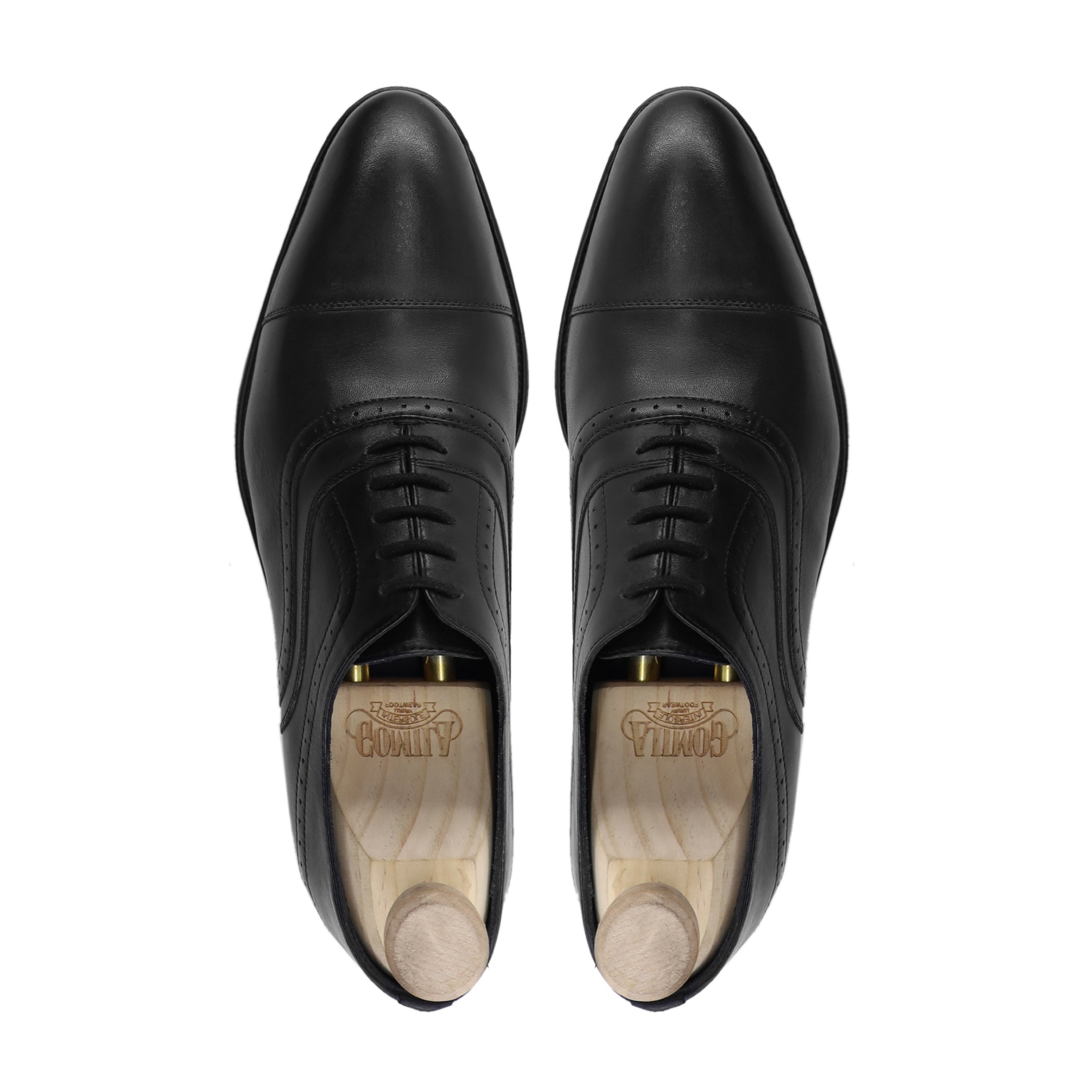 Taro - Men's Black Calf Leather Oxford Shoe