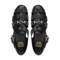 Gaspar - Men's Black Calf Leather Sandal
