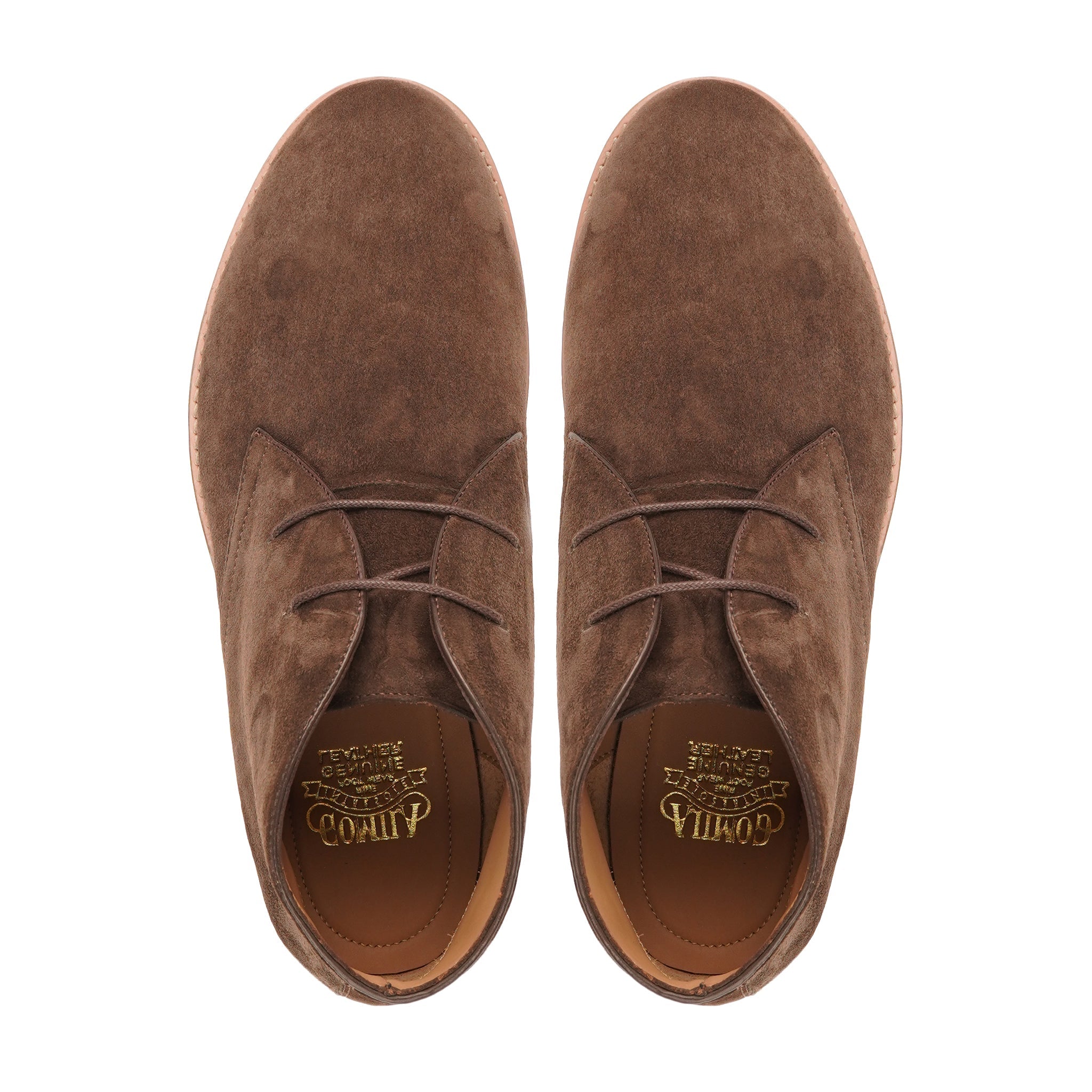 Hiram - Men's Brown Kid Suede Chukka Boot