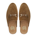 Taral - Men's Camel Kid Suede Slipper