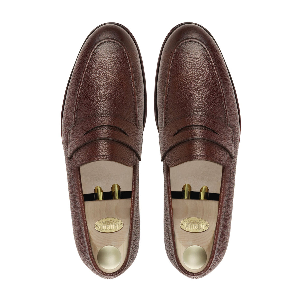 Anders - Men's Oxblood Pebble Grain Leather Loafer