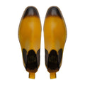 Abigal - Men's Burnished Yellow Calf Leather Chelsea Boot