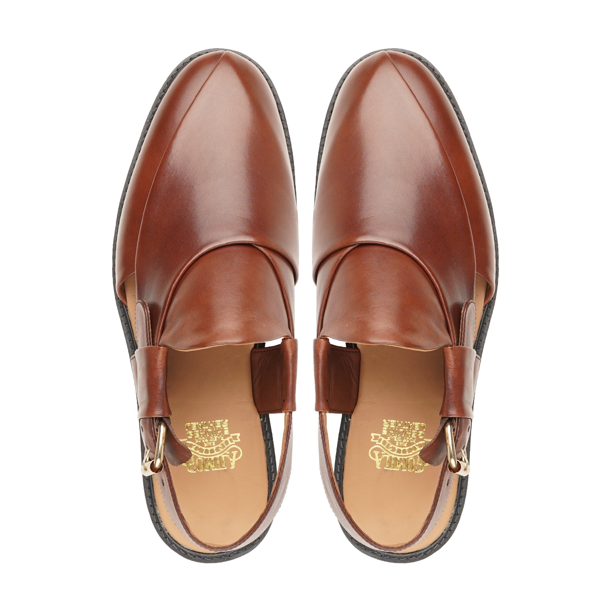 Shuri - Men's Brown Calf Leather Sandal