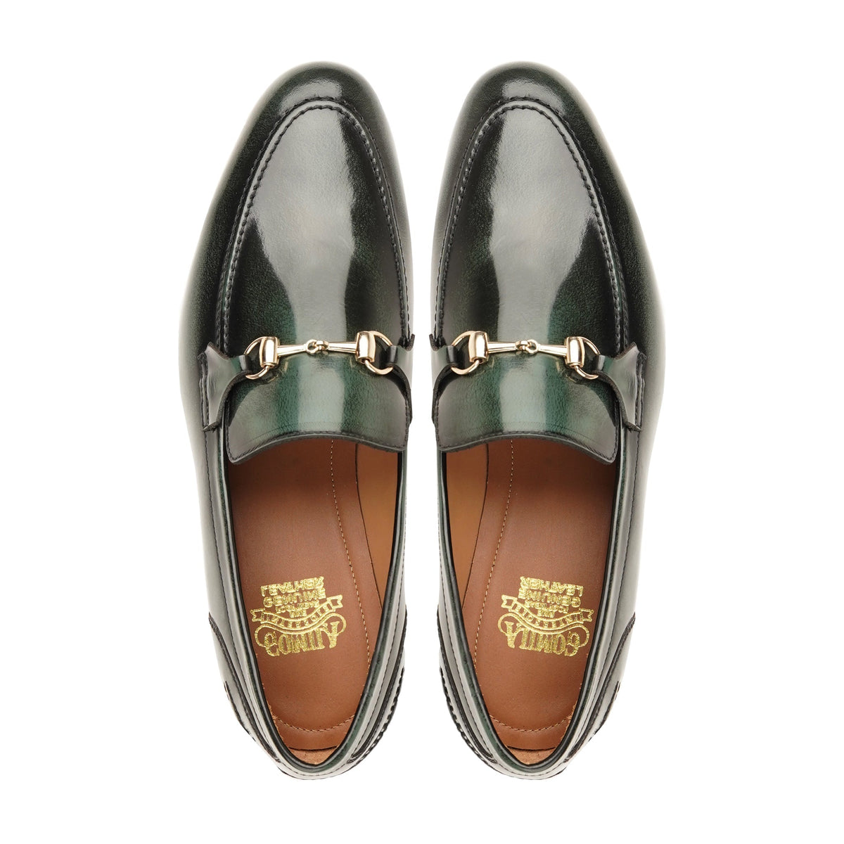 Tosu - Men's Black Box Leather High Shine Loafer