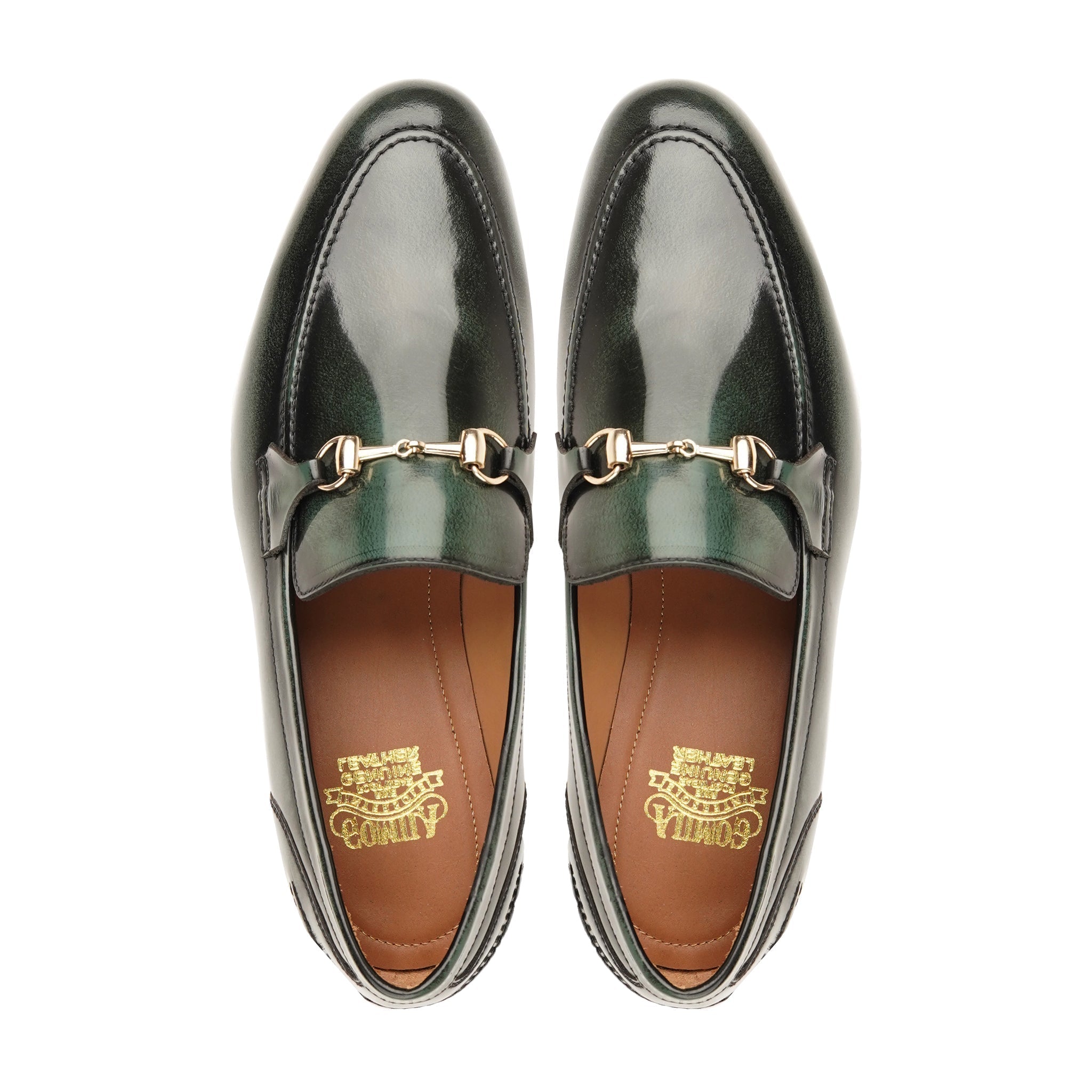 Tosu - Men's Black Box Leather High Shine Loafer