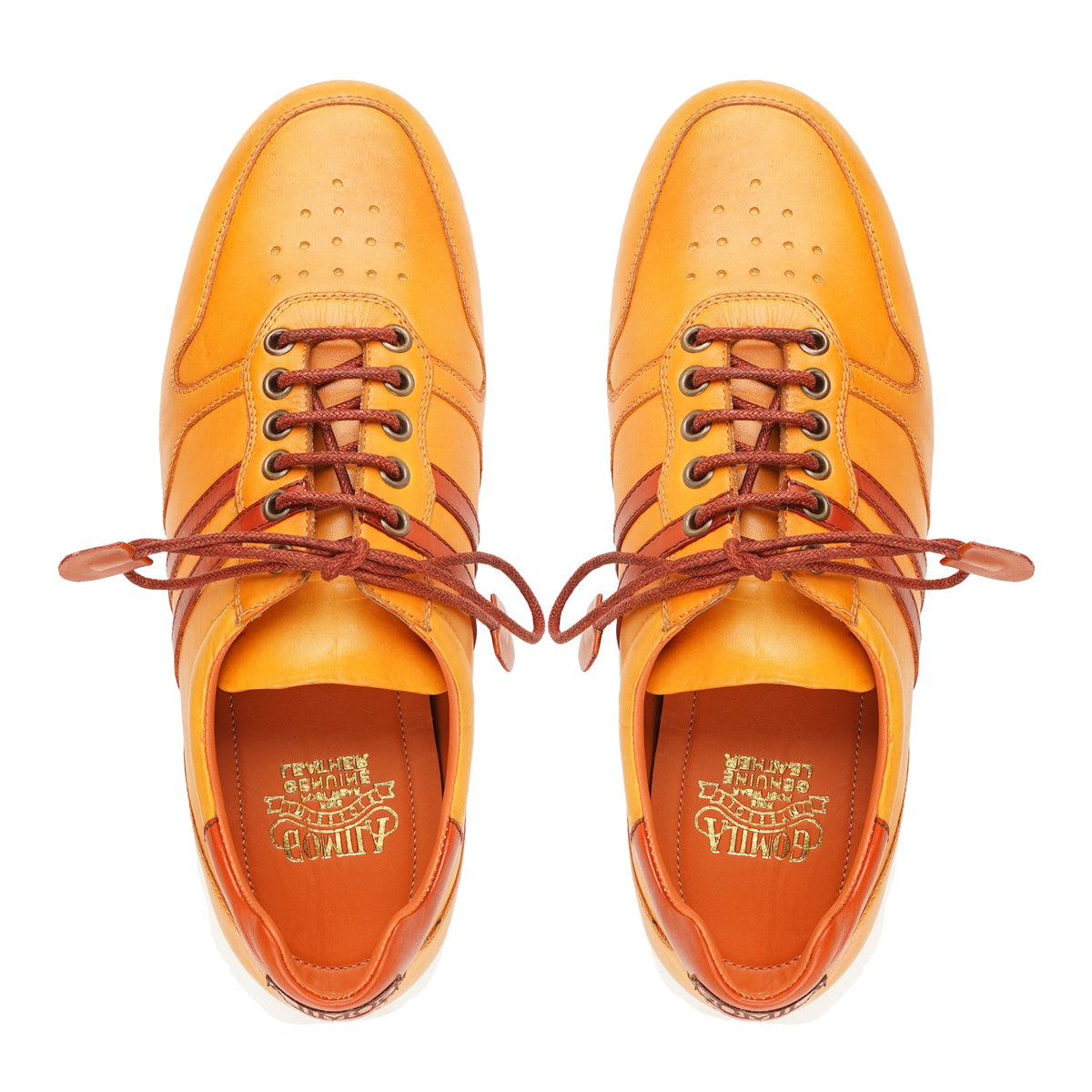 Gitanj - Men's Tan Calf Leather Jogger