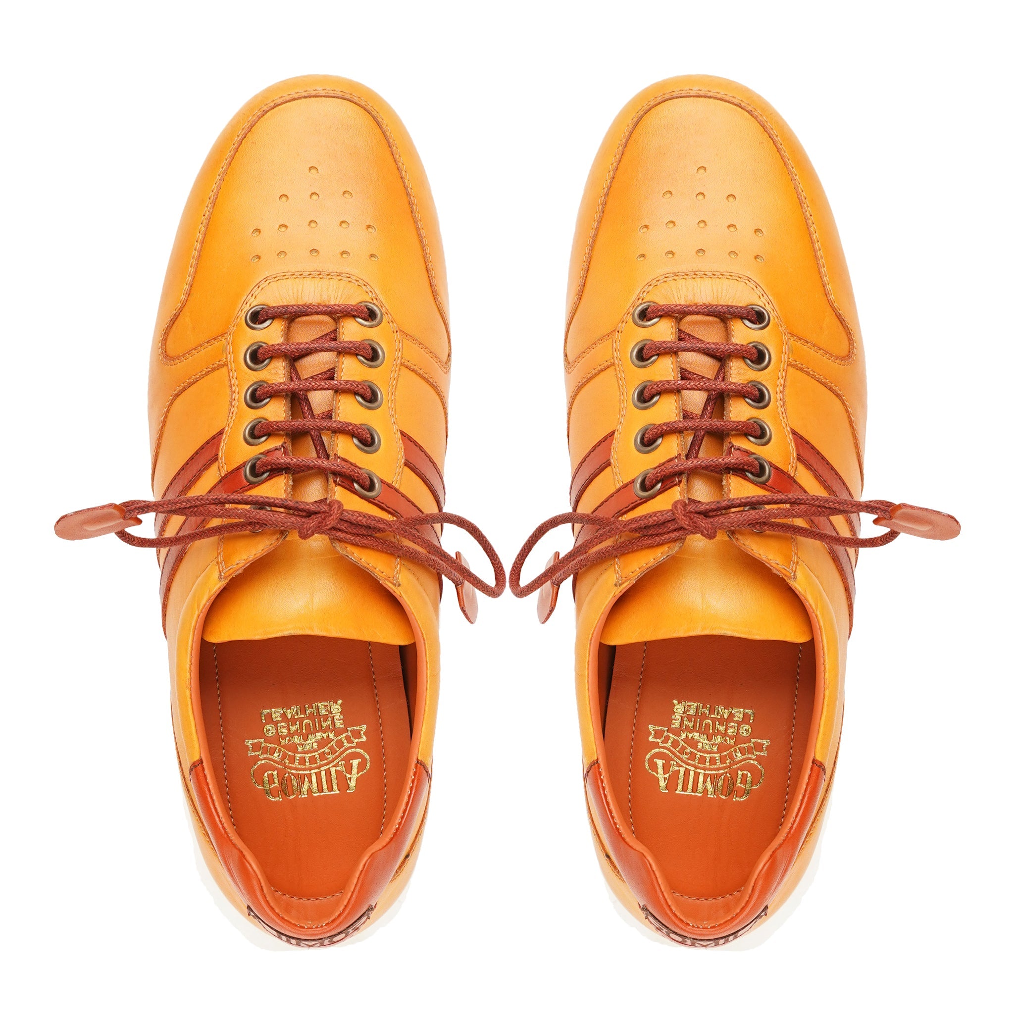 Gitanj - Men's Tan Calf Leather Jogger