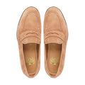 Desio - Men's Tan Kid Suede Loafer