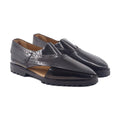 Kalen - Men's Oxblood Box Leather High Shine Sandal