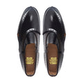 Kalen - Men's Oxblood Box Leather High Shine Sandal