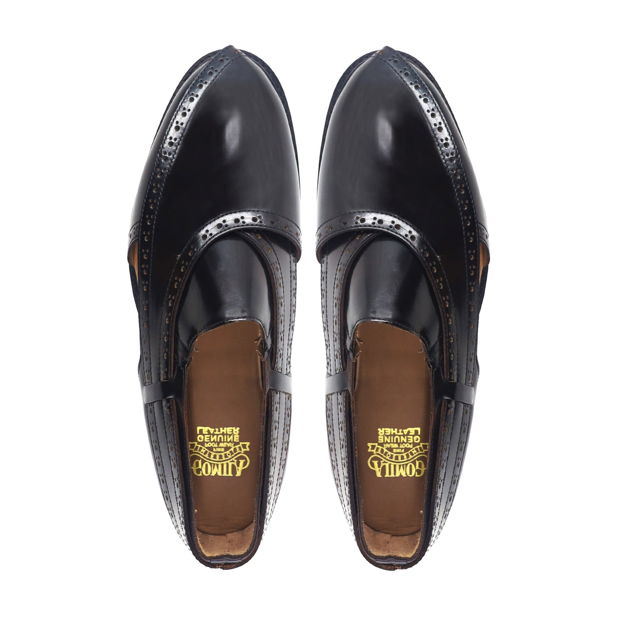 Kalen - Men's Oxblood Box Leather High Shine Sandal