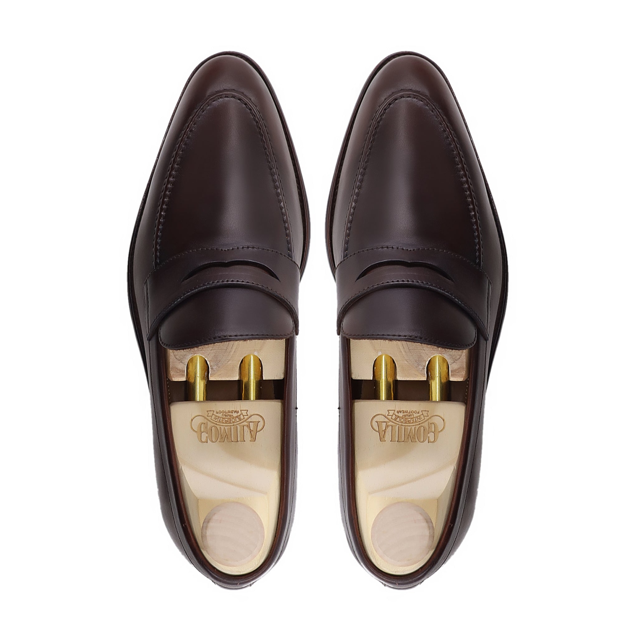 Yudell - Men's Dark Brown Calf Leather Loafer