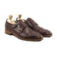 Haslit - Men's Dark Brown Calf Leather Double Monkstrap