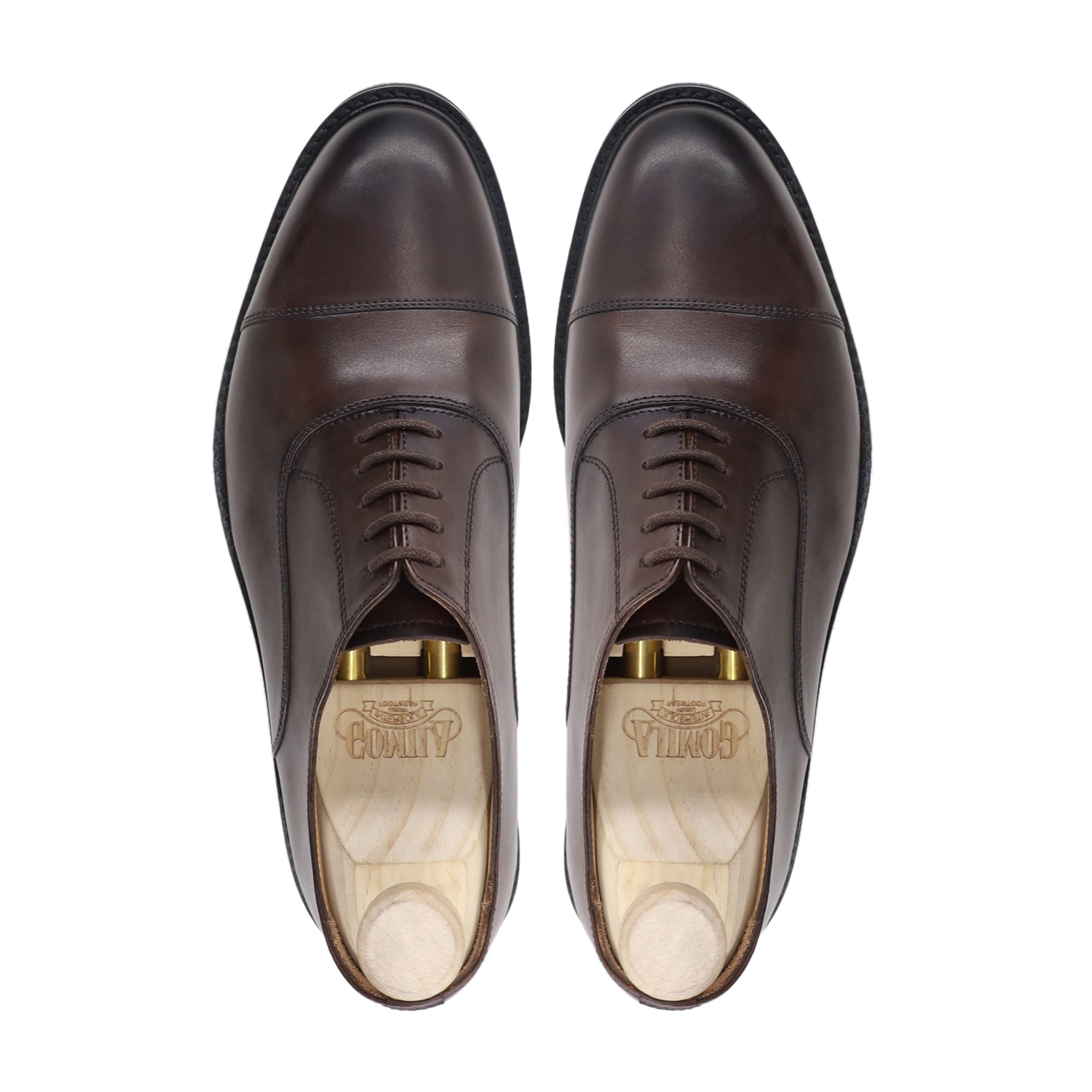 Chinita - Men's Dark Brown Calf Leather Oxford Shoe