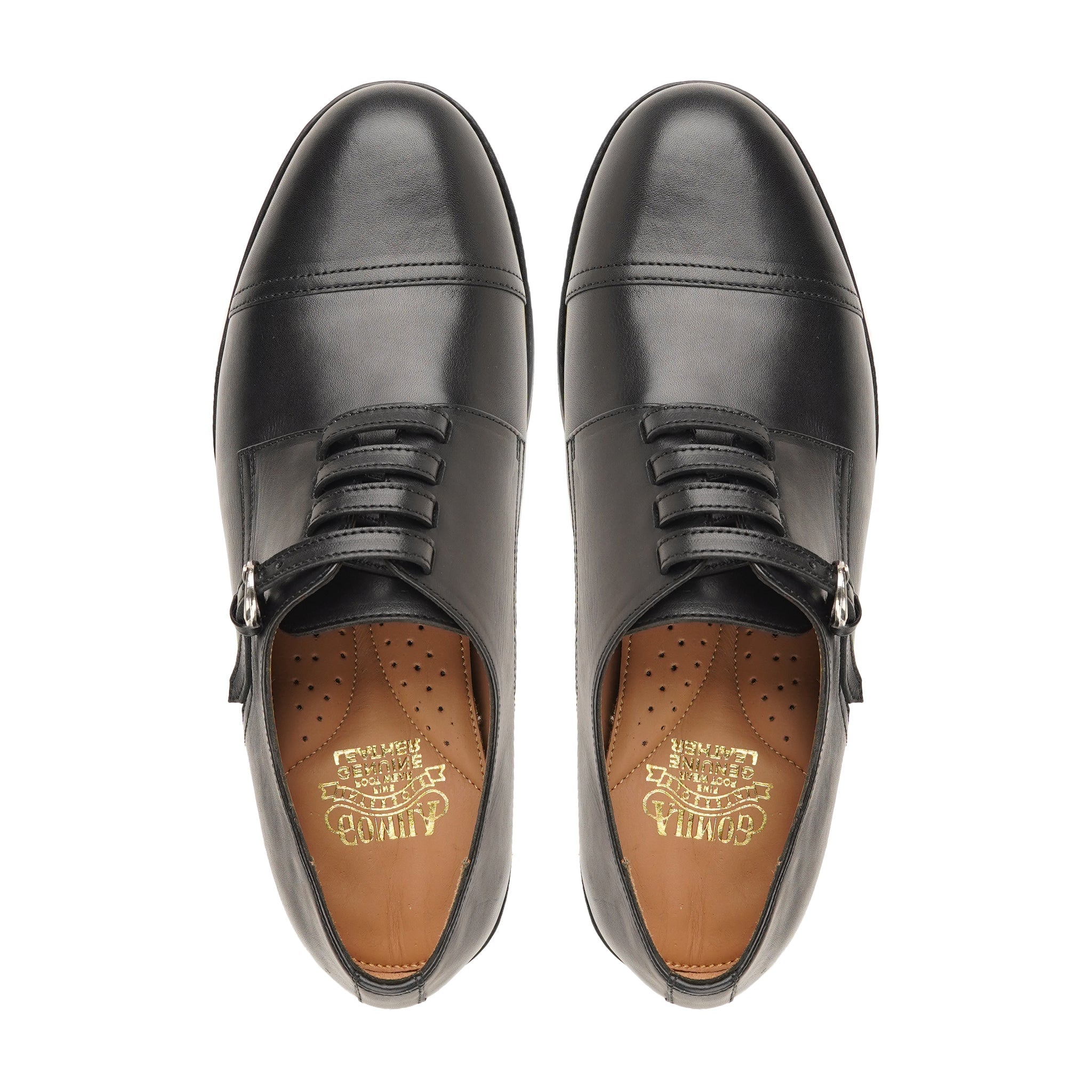 Norson - Men's Black Calf Leather Derby Shoe
