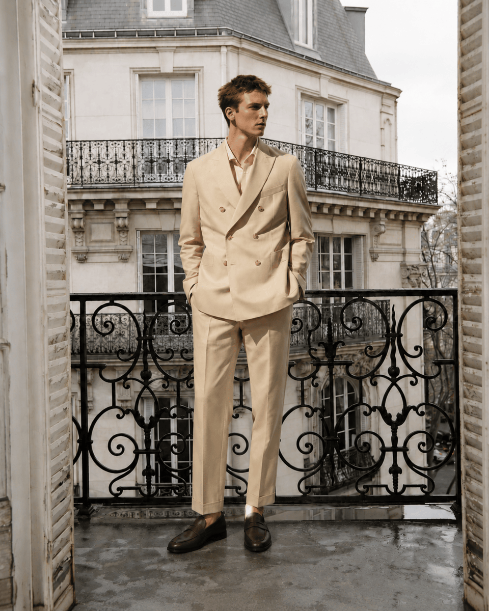Leona - Men's Dark Brown Hand Woven Calf
