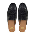 Rook - Men's Black Calf Leather Slipper