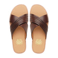 Shimaro - Men's Dark Brown Calf Leather Slipper