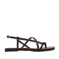 Evi - Women's Brown Strapped Sandal