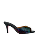 Elira - Women's Black and Rainbow Heel