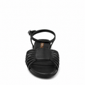 Bella - Women's Black Strapped Sandal