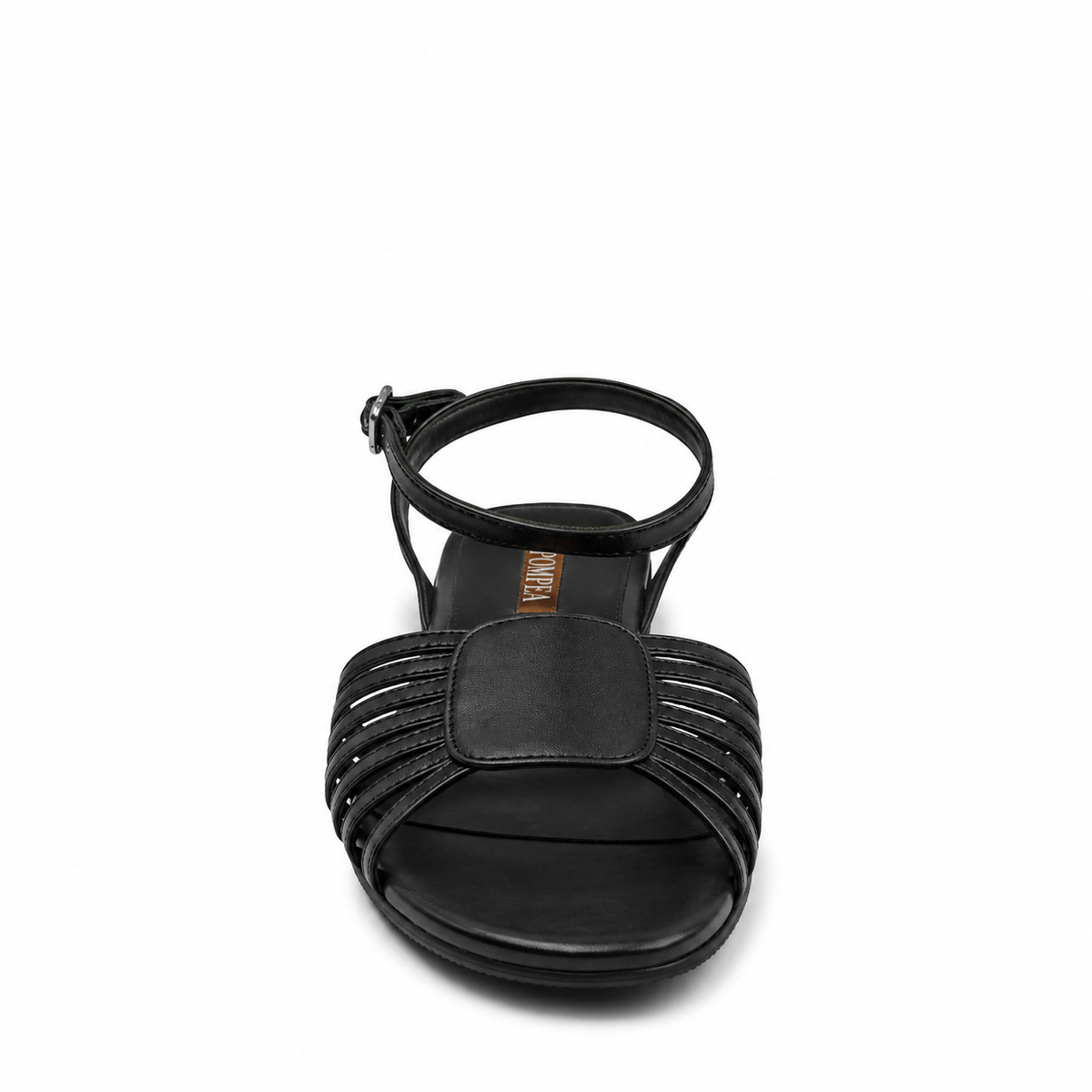 Bella - Women's Black Strapped Sandal
