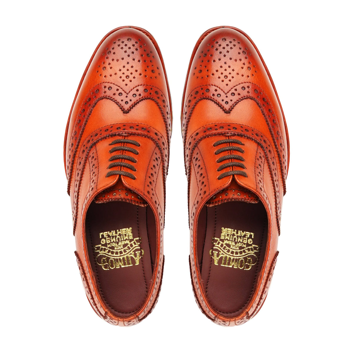Samoa - Men's Tan Calf Leather Oxford Shoe