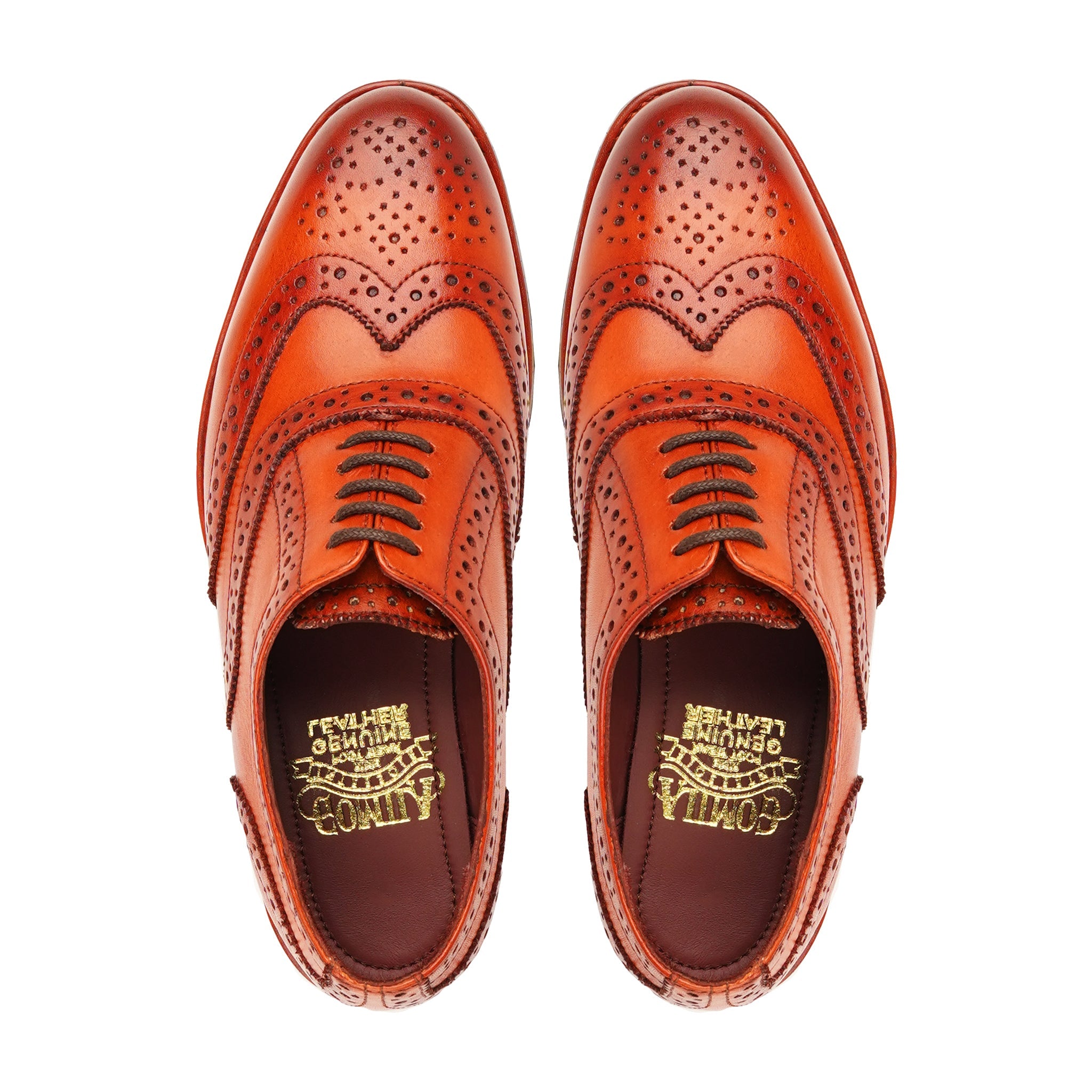Samoa - Men's Tan Calf Leather Oxford Shoe