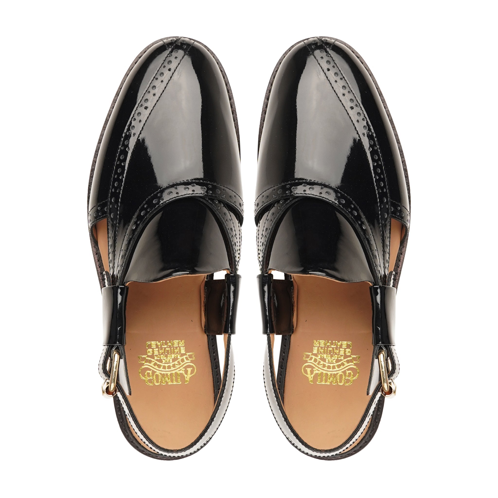 Inari - Men's Black Patent Sandal