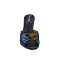 Elira - Women's Black and Rainbow Heel