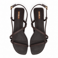 Evi - Women's Brown Strapped Sandal