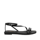 Hollis - Women's Black Strapped Sandal
