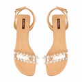 Zelina - Women's Light Beige Sandal