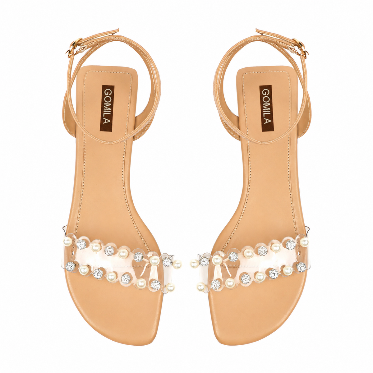Zelina - Women's Light Beige Sandal