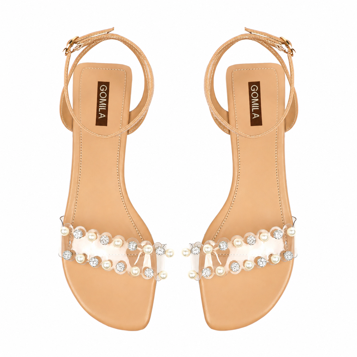 Zelina - Women's Light Beige Sandal