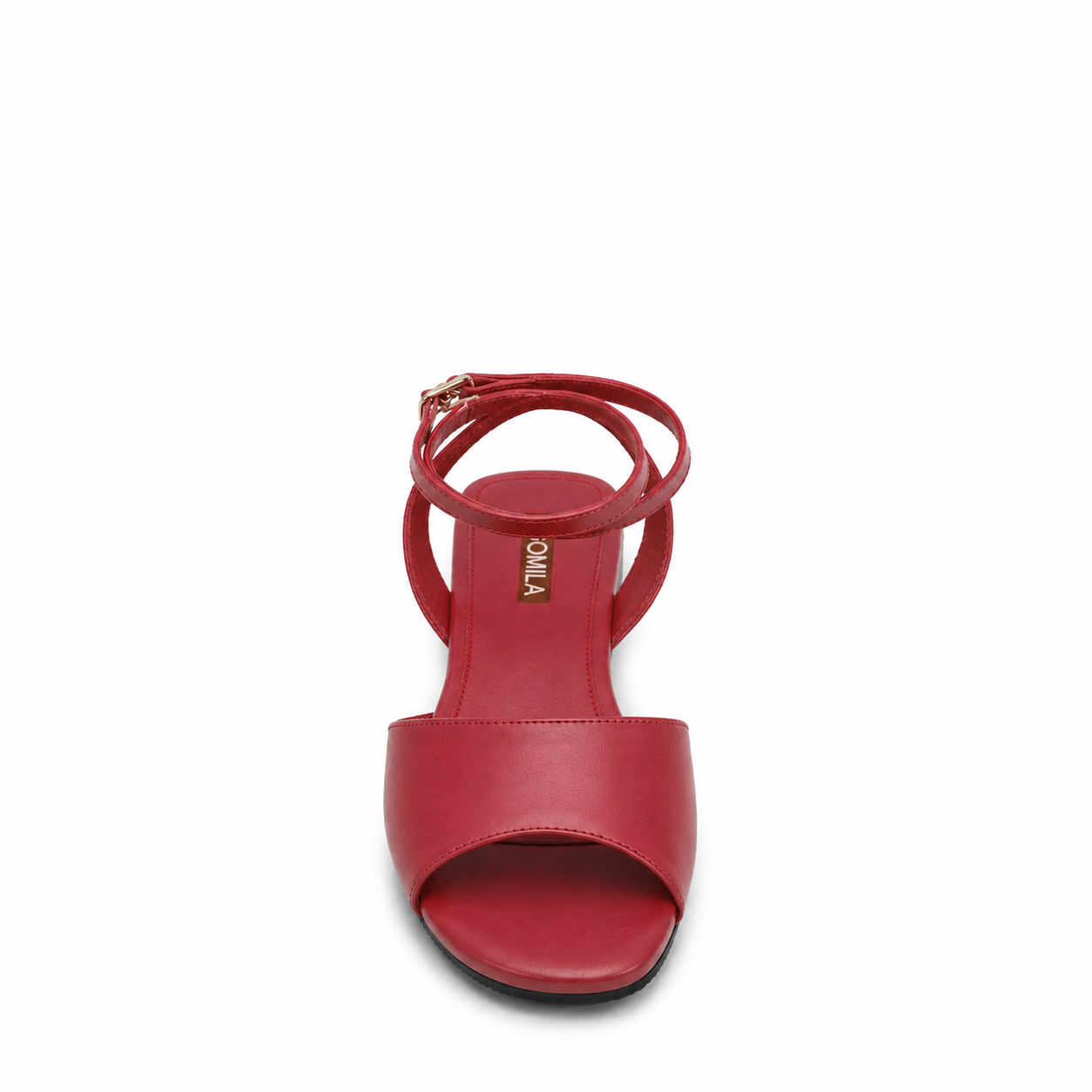 Euna - Women's Oxblood Strapped Sandal