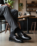 Snakeyes - Men's Black Patent Leather Loafer