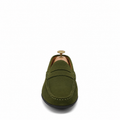 Knox - Men's Olive Green Split Suede Driver Shoe