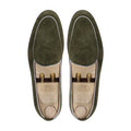 Hotaru - Men's Olive Green Kid Suede Loafer