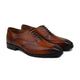 Kabe - Men's Burnished Brown Calf Leather Oxford Shoe