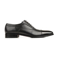 Golsar - Men's Black Calf and Patent Leather Oxford Shoe