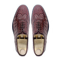 Karol - Men's Oxblood Calf Leather Wholecut Shoe