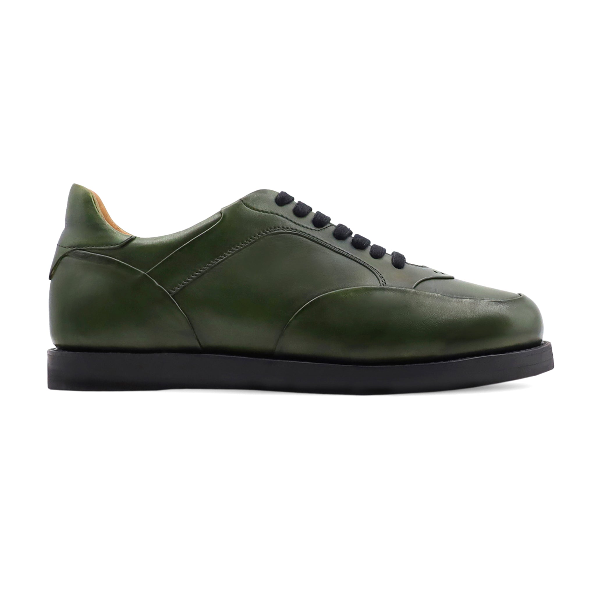 Dort - Men's Green Calf Leather Jogger - Goodyear Welted
