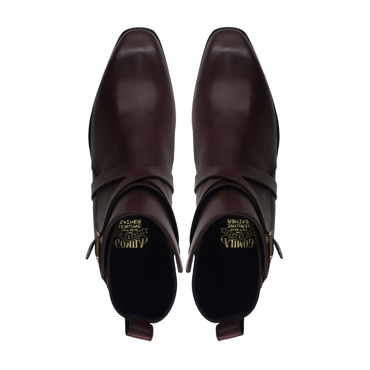 Amon - Men's Reddish Brown Jodhpur Boot